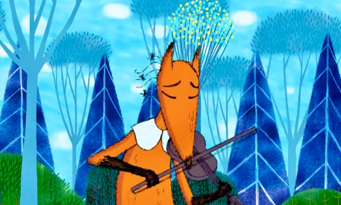 The fox who could play the violin