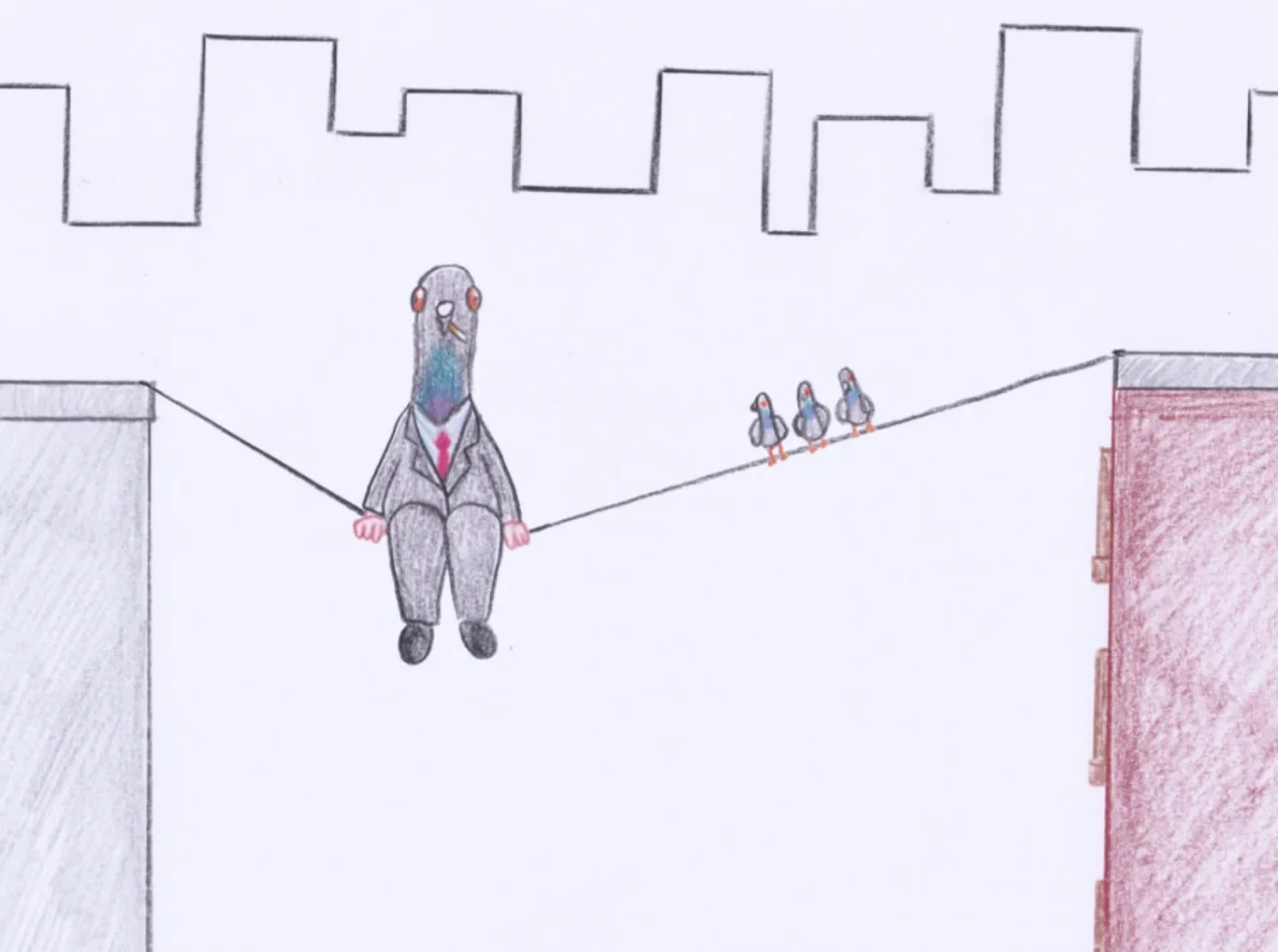 Pigeon Businessman