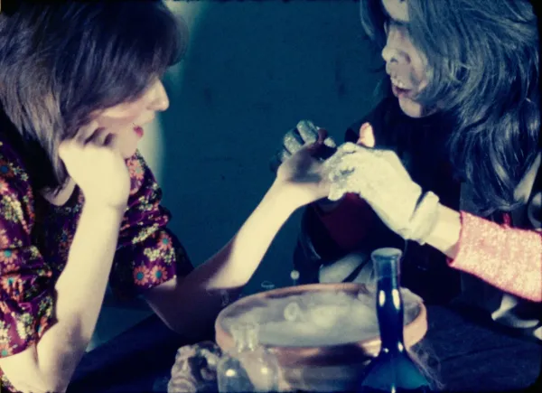Palmistry by Maria Lassnig