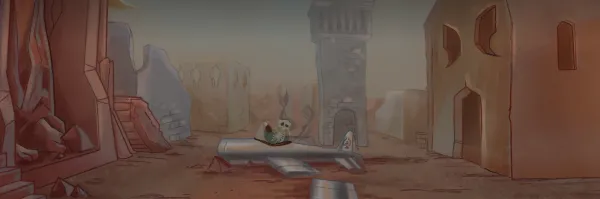 The Hermit of the desert by Sophie Touyâa