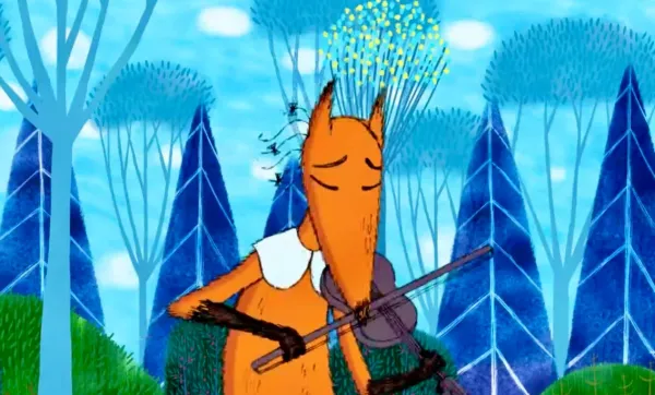 The fox who could play the violin