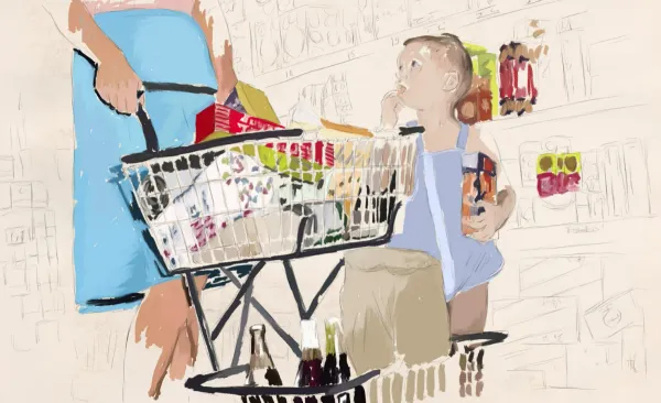A Supermarket in California by Anastasiya Vereykina