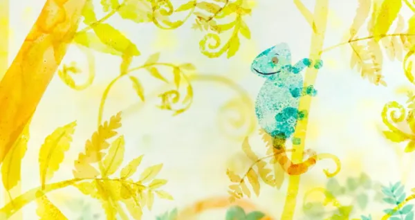 Camille & Chameleon by Lucie Nichelmann