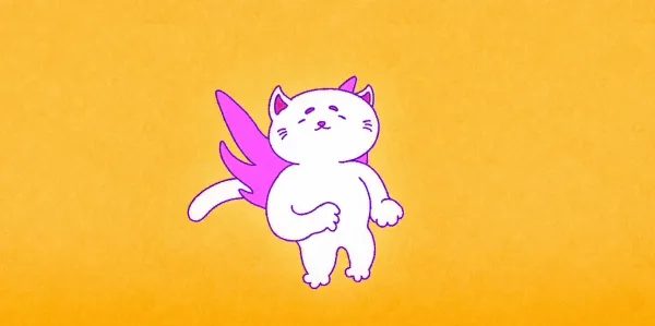 Cat Angel by xu yuan