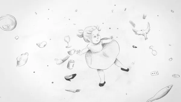 Chasing Birds  by Una Lorenzen