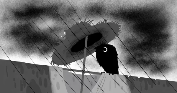 Crow by Sandro Katamashvili