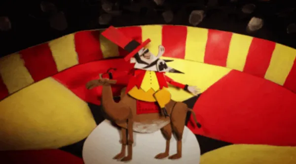 Kung Fu Badger by Paper Panther and the transition Year class of Coláiste Eoin, Stillorgan