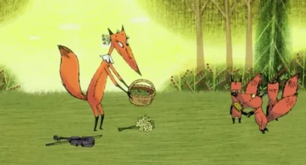 The fox who could play the violin
