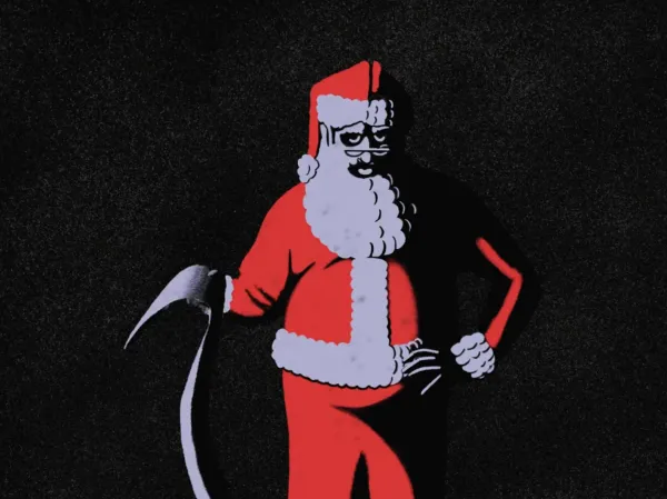 Tattoo Santa Claus by Patrick Ward