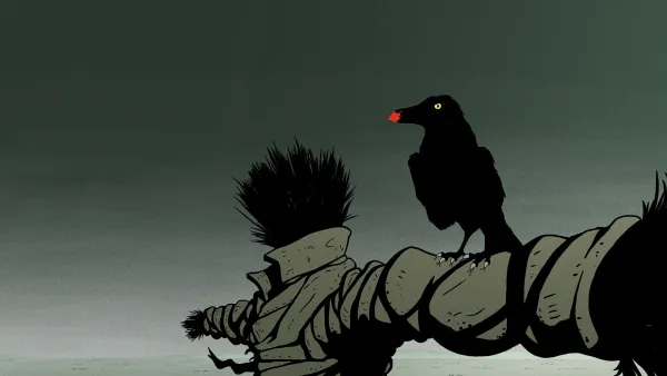 The Boy and the Crow by Tudor Om