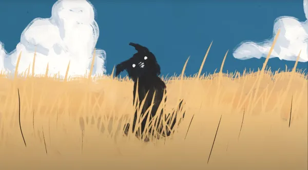 The Dog in the Long Grass by Seb Cox