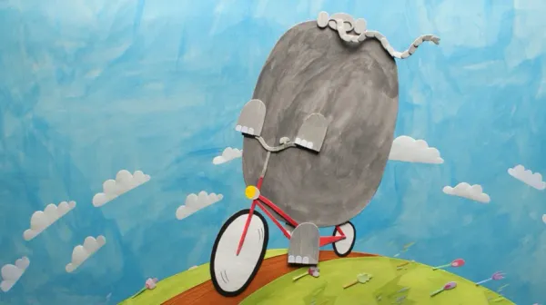 The Elephant’s Bike by Olesya Shchukina