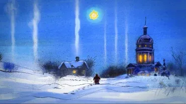The Star of the Nativity by Natalia Berezovaya