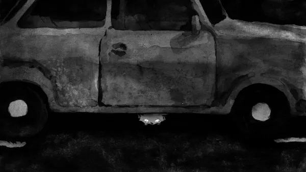 There's A Cat Under The Car by Islena Neira