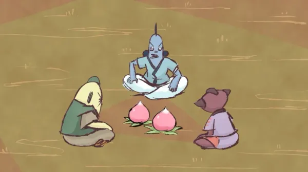 Two Peaches for Three Warriors by Eden Chan