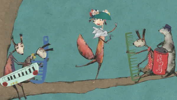 Where Are the Animals Going by Maria Bystrova